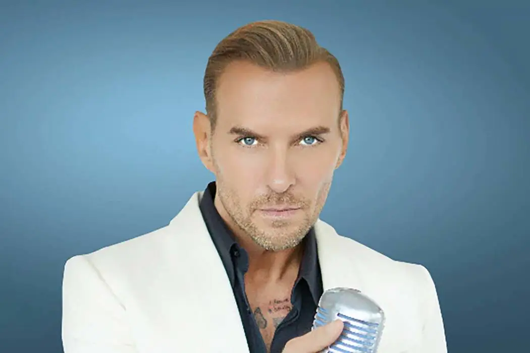 Matt Goss on stage, delivering a stunning live performance in 2025.