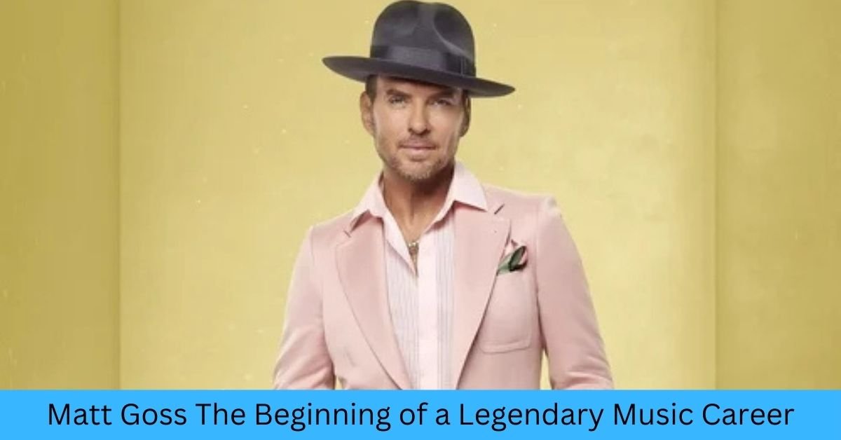 Matt Goss in his early career days, starting his journey in the music industry.