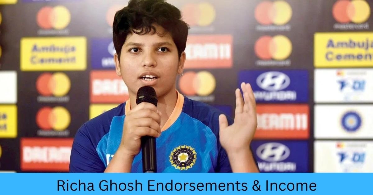 Brand endorsements and sponsorships contributing to Richa Ghosh net worth.